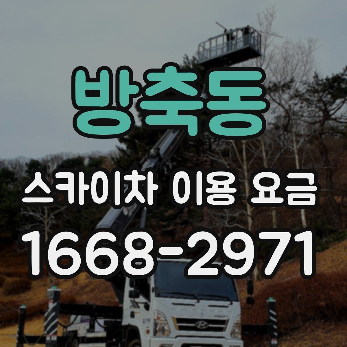 방축동 스카이차 이용 요금 확인 시 주의할 추가 비용