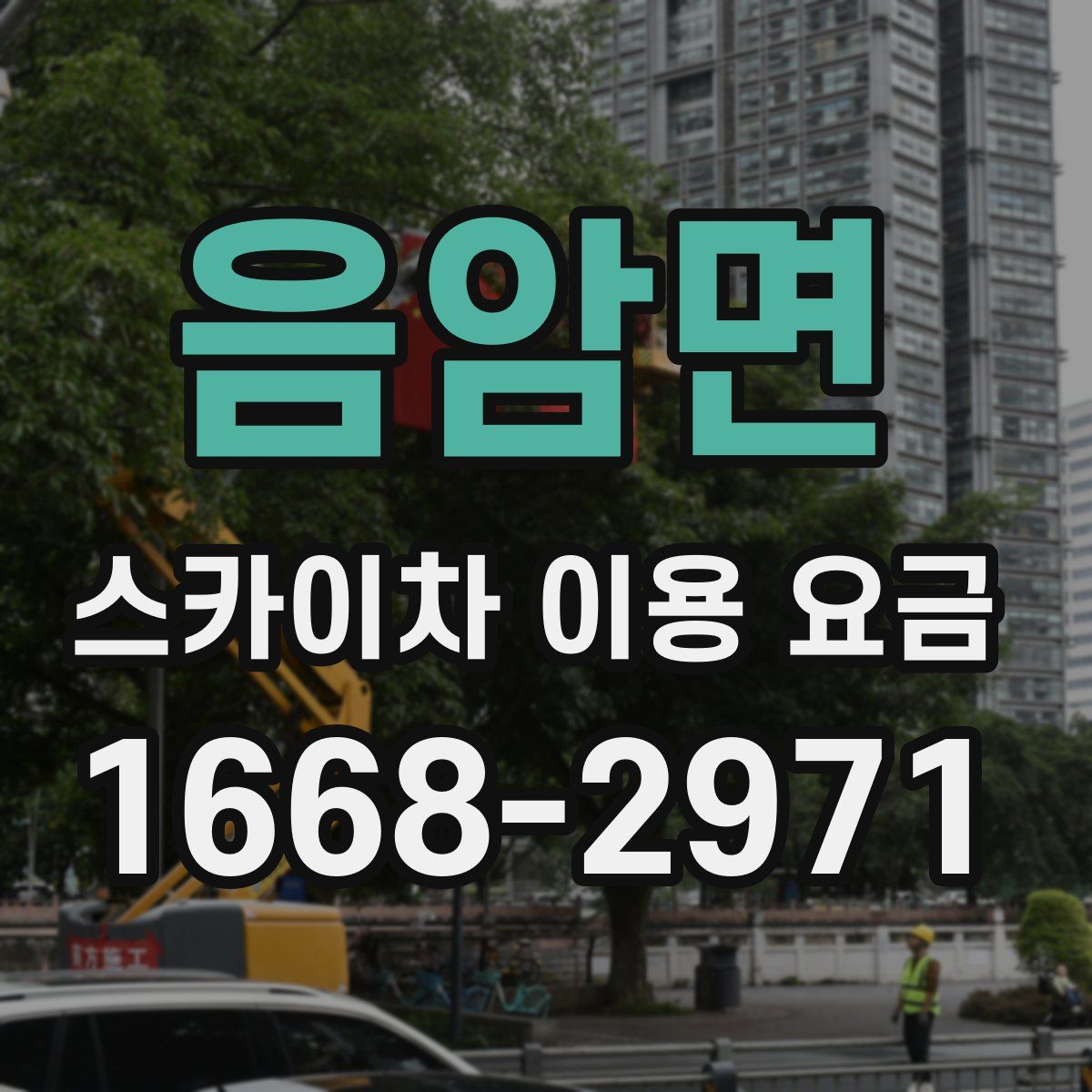 음암면 스카이차 이용 요금