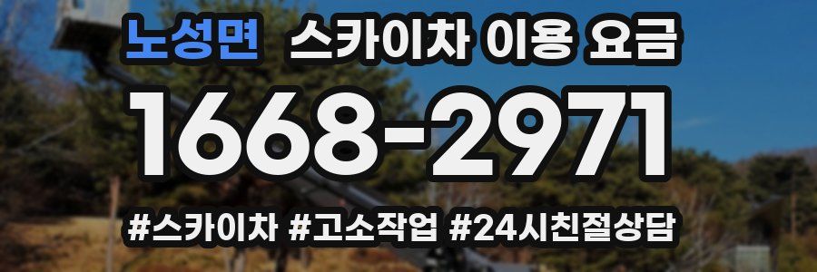 노성면 스카이차 이용 요금