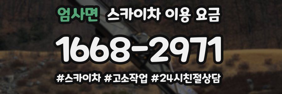 엄사면 스카이차 이용 요금