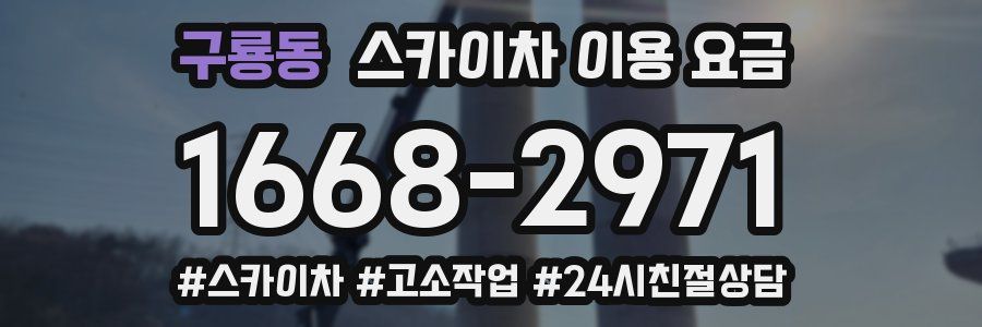 구룡동 스카이차 이용 요금