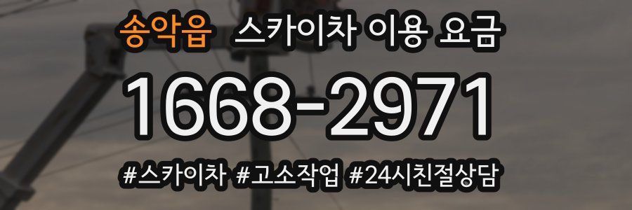 송악읍 스카이차 이용 요금