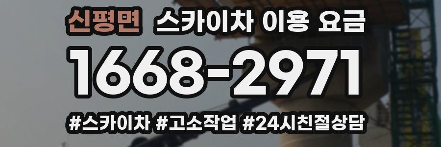 신평면 스카이차 이용 요금