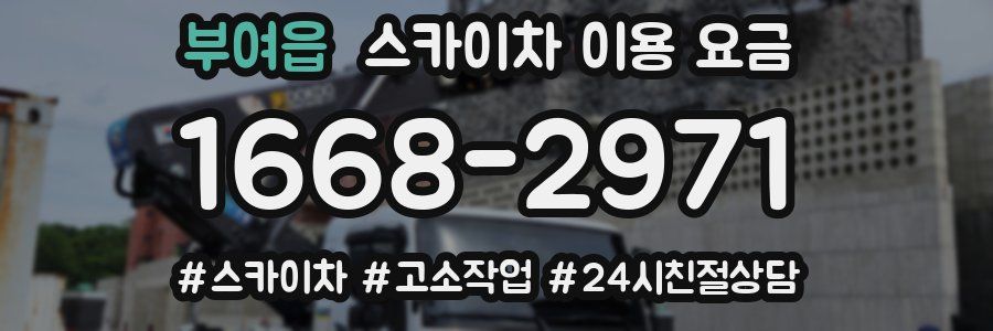 부여읍 스카이차 이용 요금