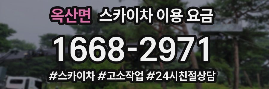 옥산면 스카이차 이용 요금