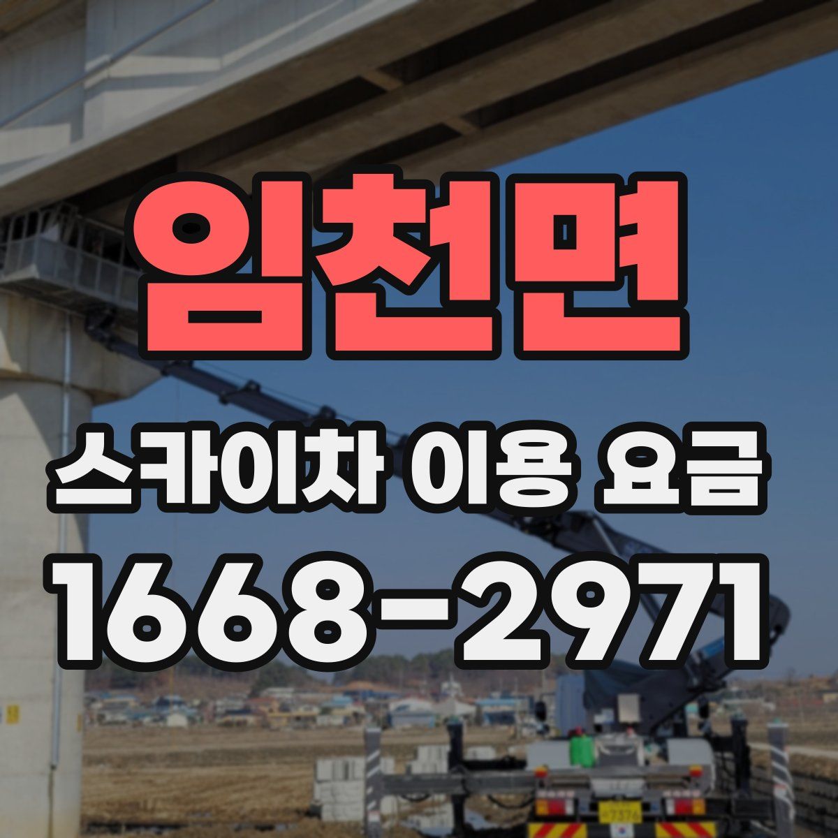 임천면 스카이차 이용 요금