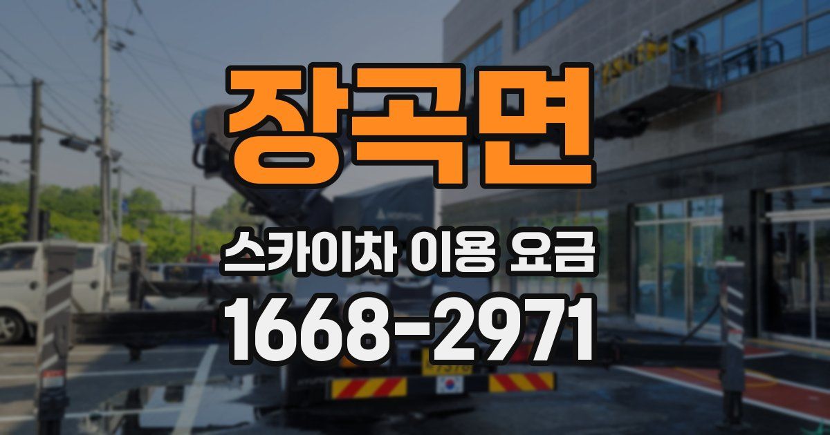 장곡면 스카이차 이용 요금