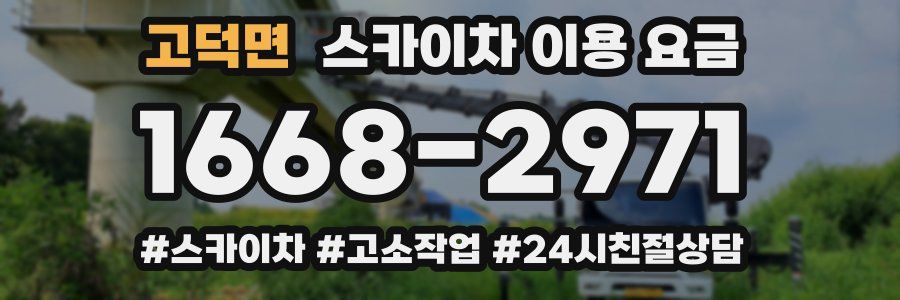 고덕면 스카이차 이용 요금