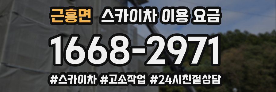 근흥면 스카이차 이용 요금