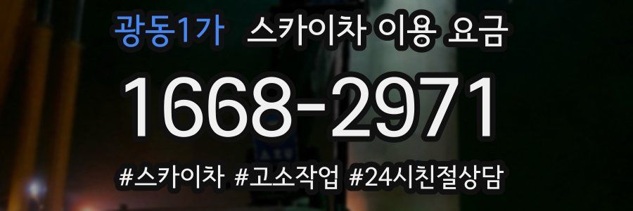 광동1가 스카이차 이용 요금