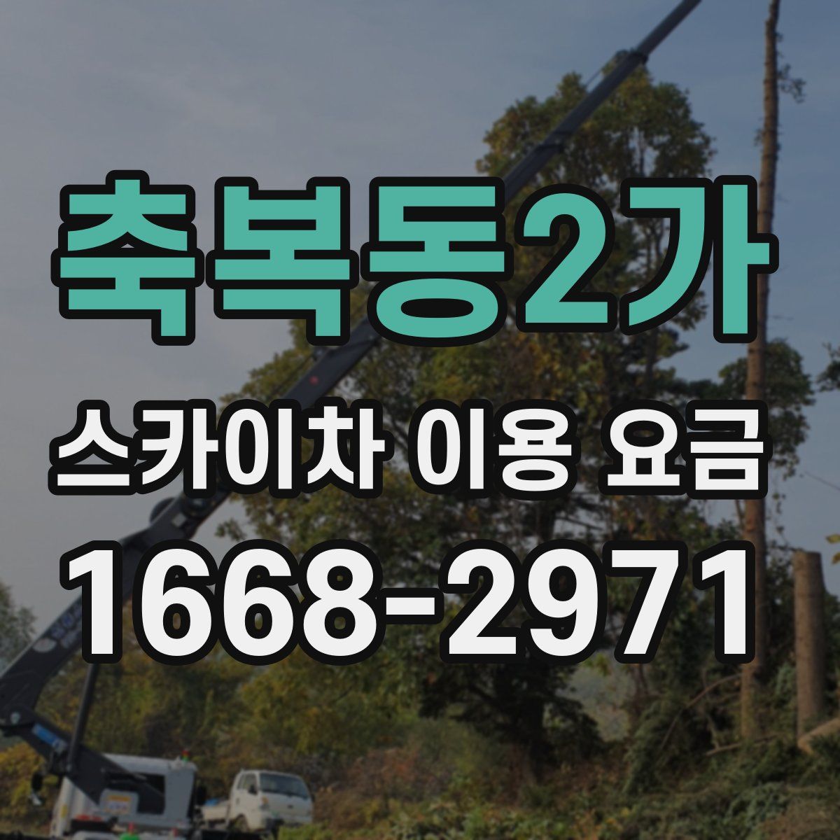 축복동2가 스카이차 이용 요금