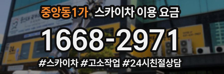 중앙동1가 스카이차 이용 요금