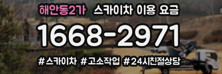 해안동2가 스카이차 이용 요금
