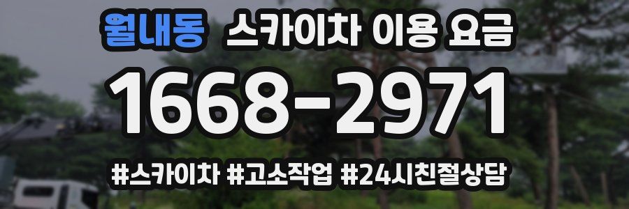 월내동 스카이차 이용 요금