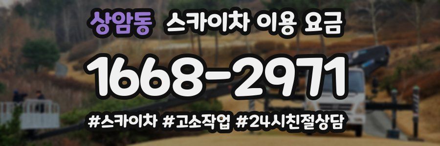 상암동 스카이차 이용 요금