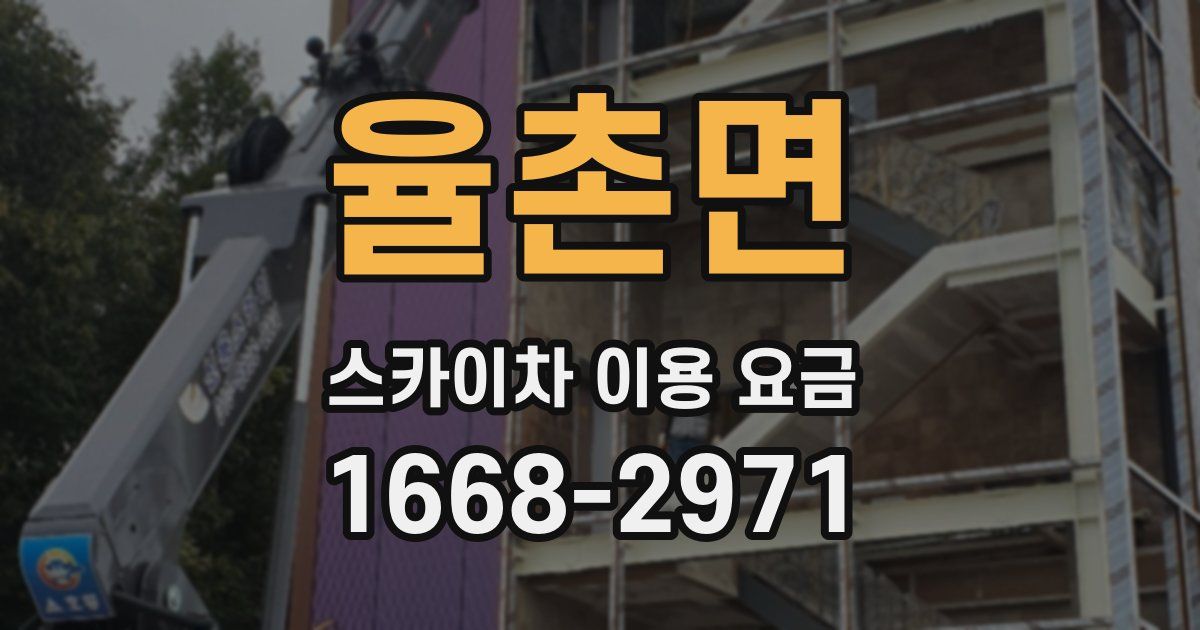율촌면 스카이차 이용 요금