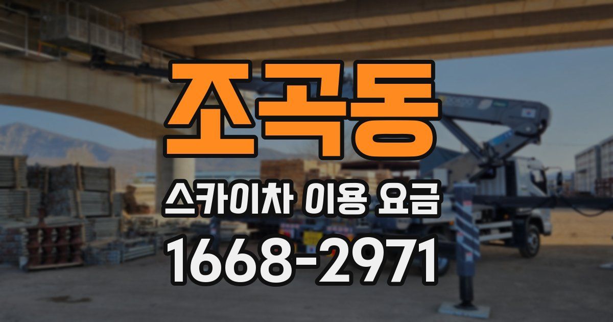 조곡동 스카이차 이용 요금