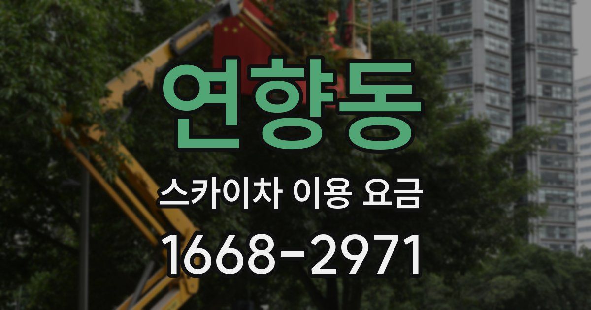 연향동 스카이차 이용 요금