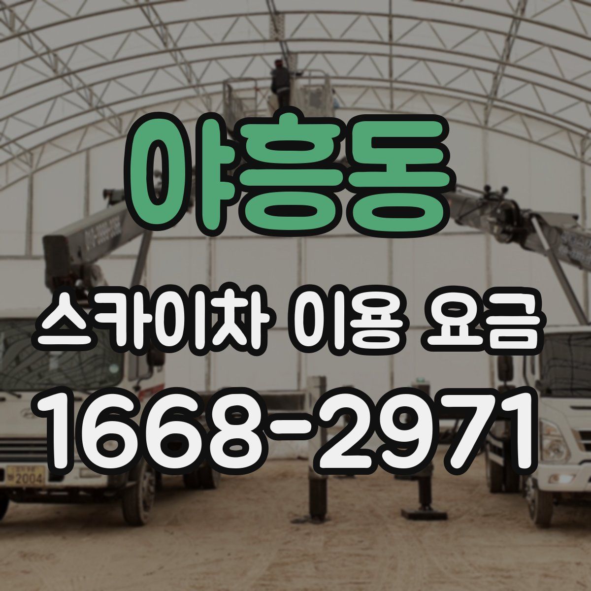 야흥동 스카이차 이용 요금