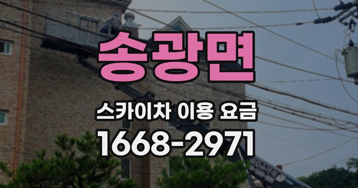 송광면 스카이차 이용 요금