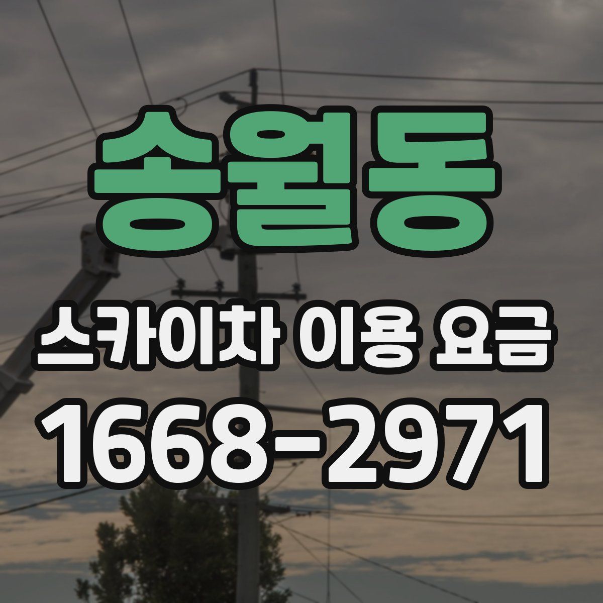 송월동 스카이차 이용 요금