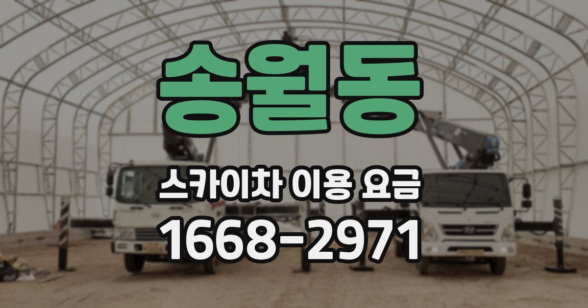 송월동 스카이차 이용 요금