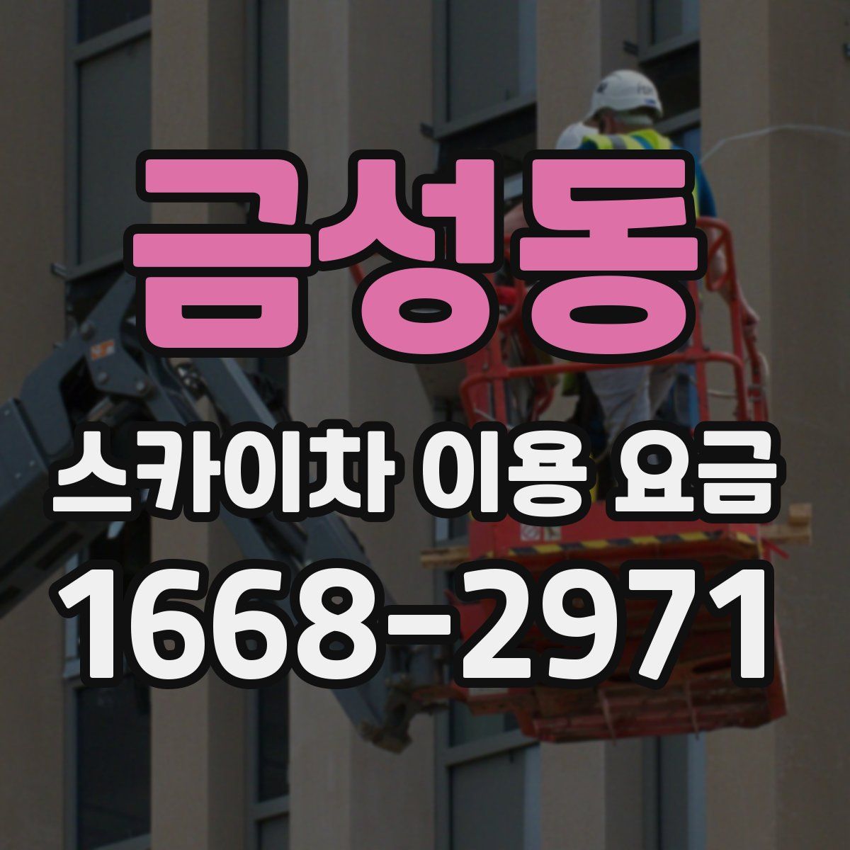금성동 스카이차 이용 요금