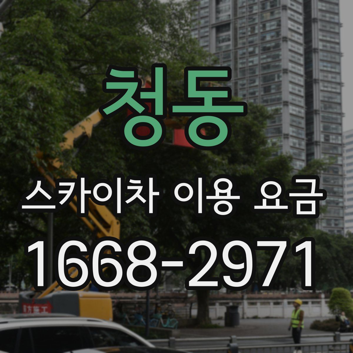 청동 스카이차 이용 요금