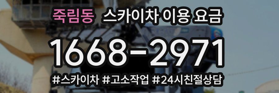 죽림동 스카이차 이용 요금