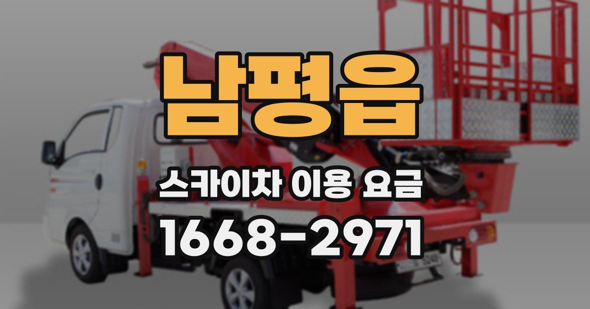 남평읍 스카이차 이용 요금