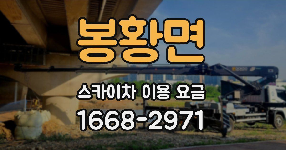 봉황면 스카이차 이용 요금