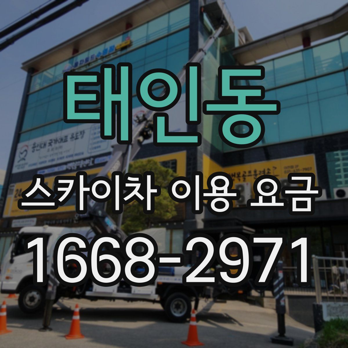 태인동 스카이차 이용 요금
