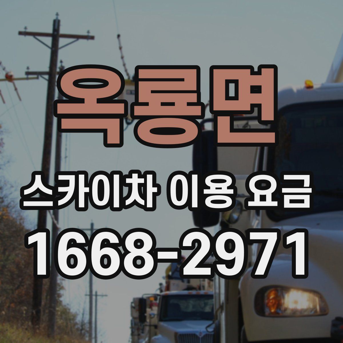 옥룡면 스카이차 이용 요금
