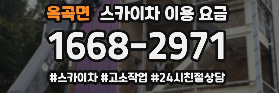 옥곡면 스카이차 이용 요금