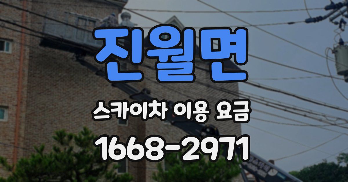 진월면 스카이차 이용 요금