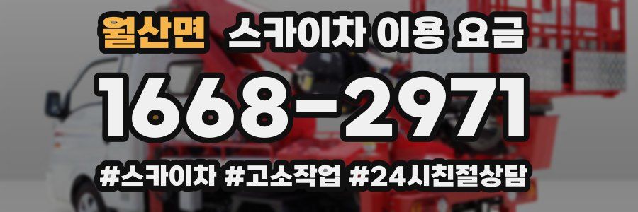 월산면 스카이차 이용 요금