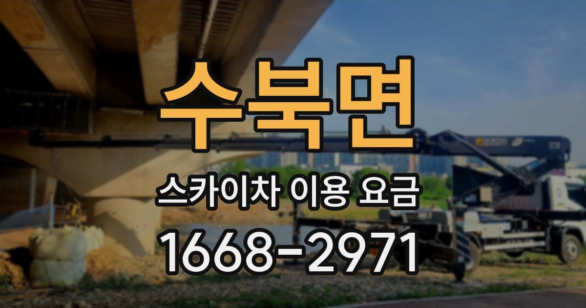 수북면 스카이차 이용 요금
