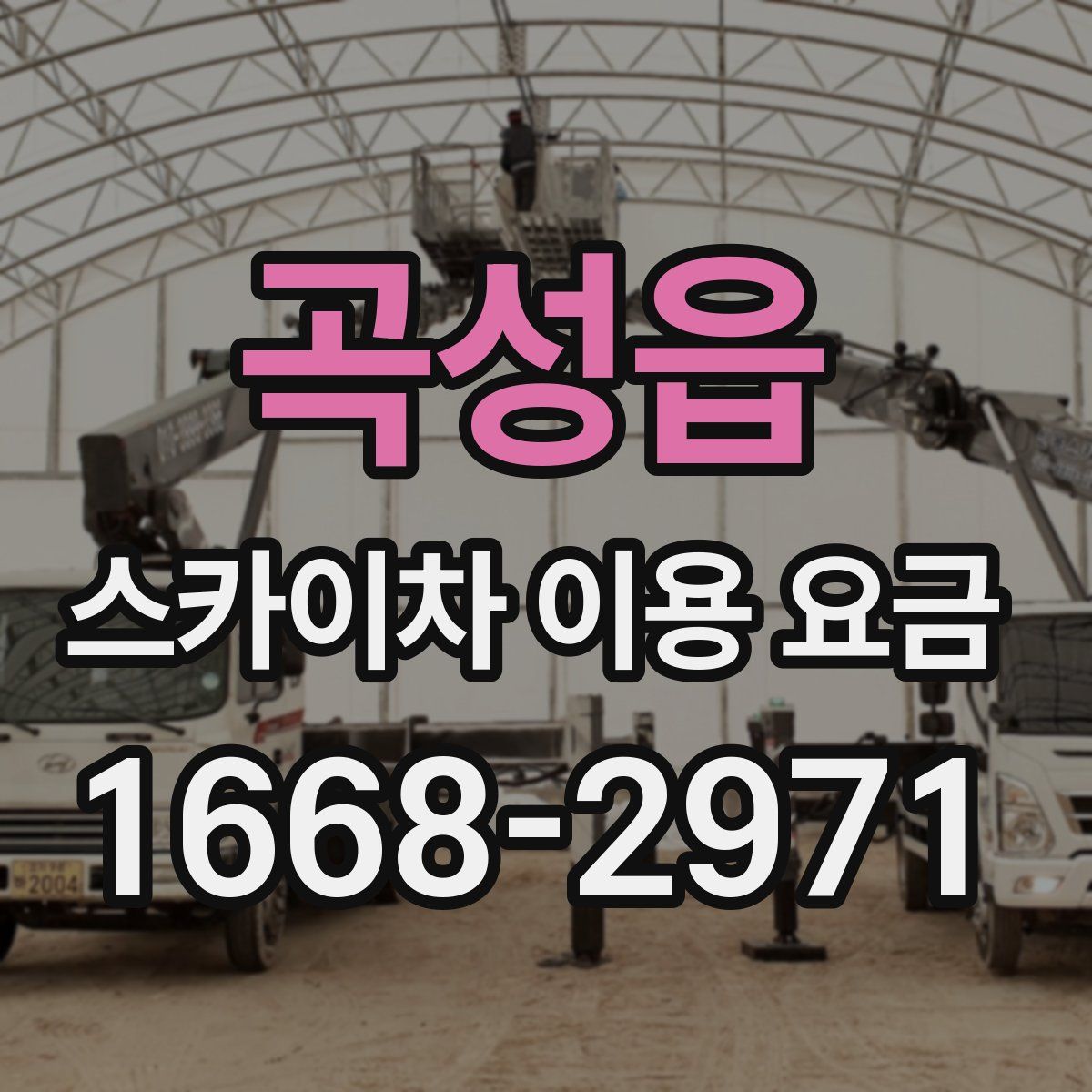 곡성읍 스카이차 이용 요금