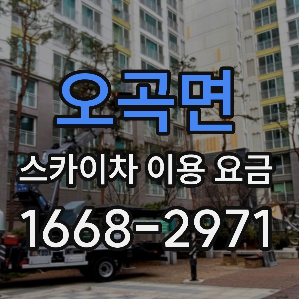 오곡면 스카이차 이용 요금