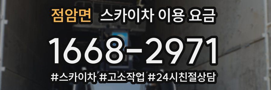 점암면 스카이차 이용 요금