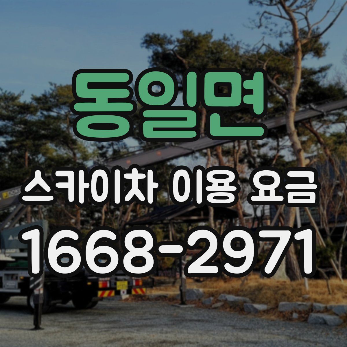 동일면 스카이차 이용 요금