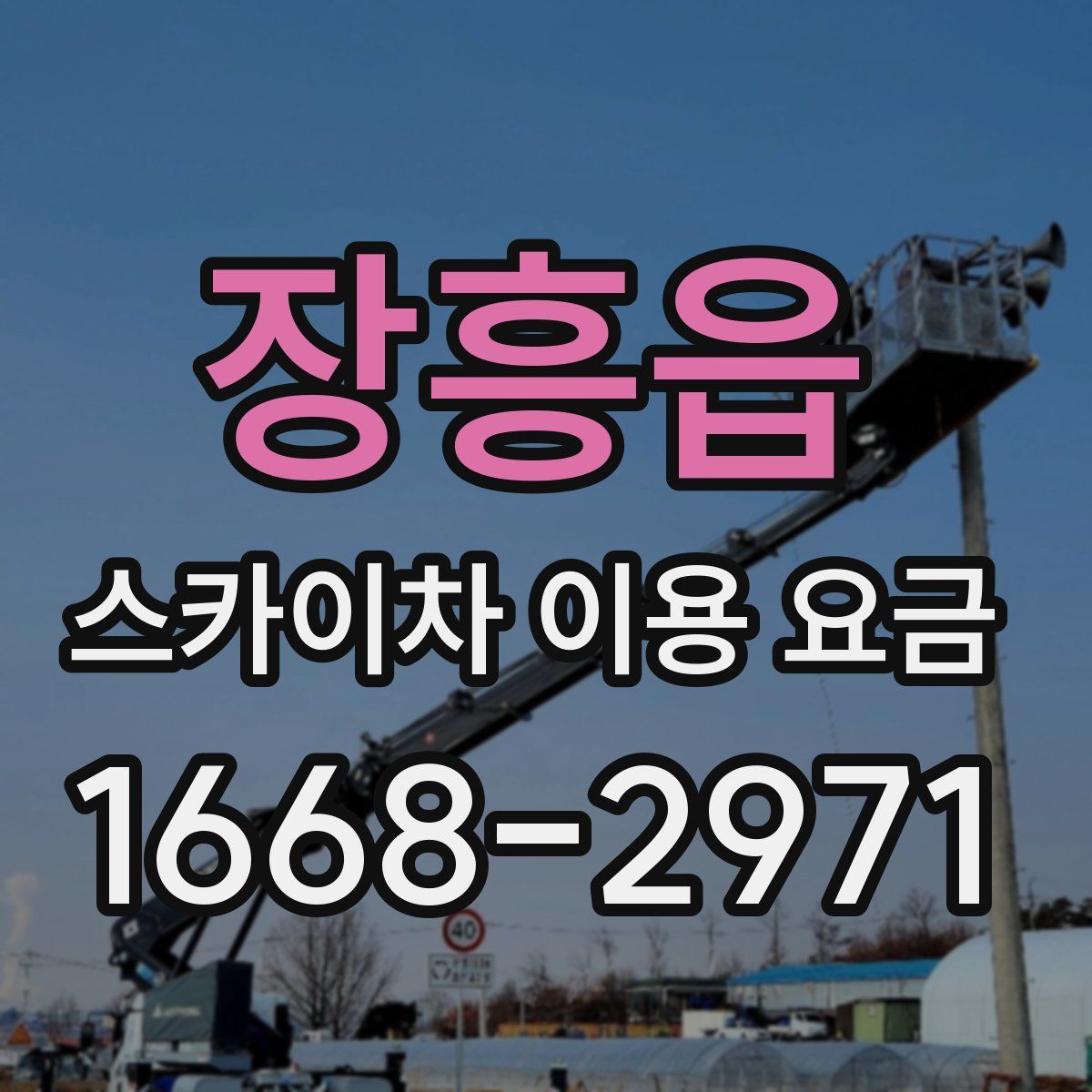 장흥읍 스카이차 이용 요금