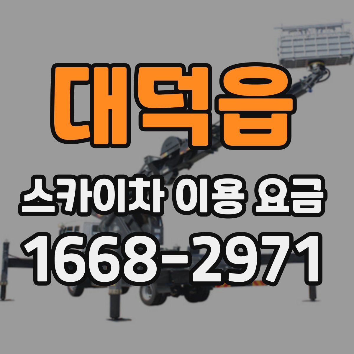대덕읍 스카이차 이용 요금