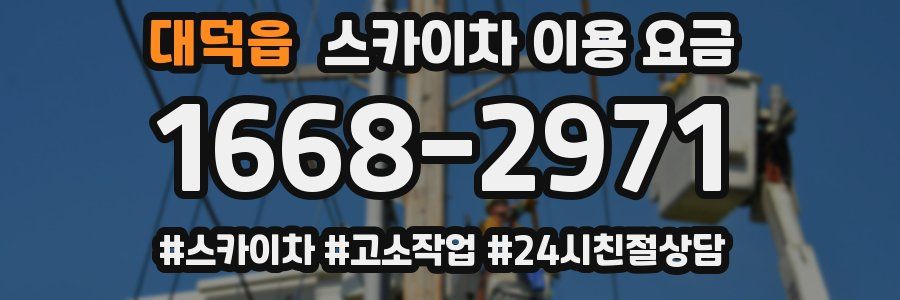 대덕읍 스카이차 이용 요금