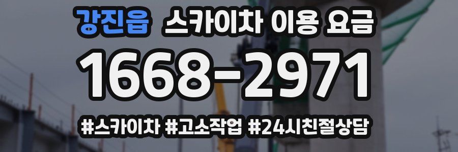 강진읍 스카이차 이용 요금