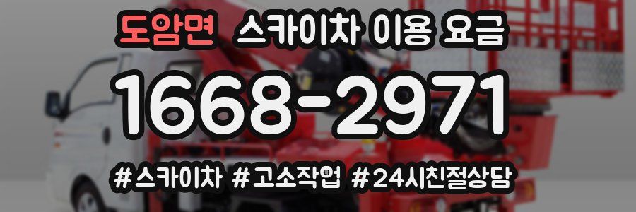 도암면 스카이차 이용 요금