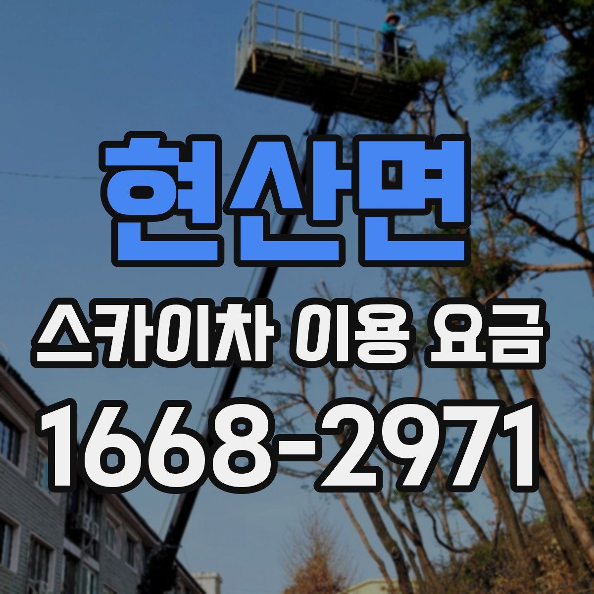 현산면 스카이차 이용 요금