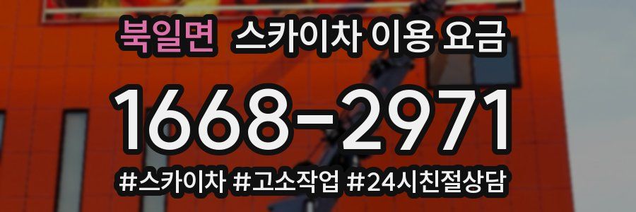 북일면 스카이차 이용 요금