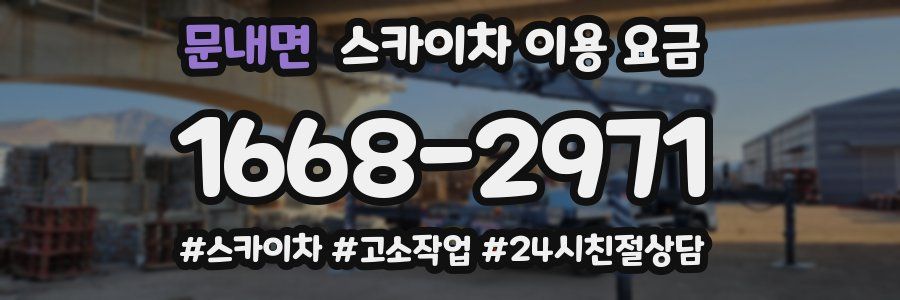 문내면 스카이차 이용 요금
