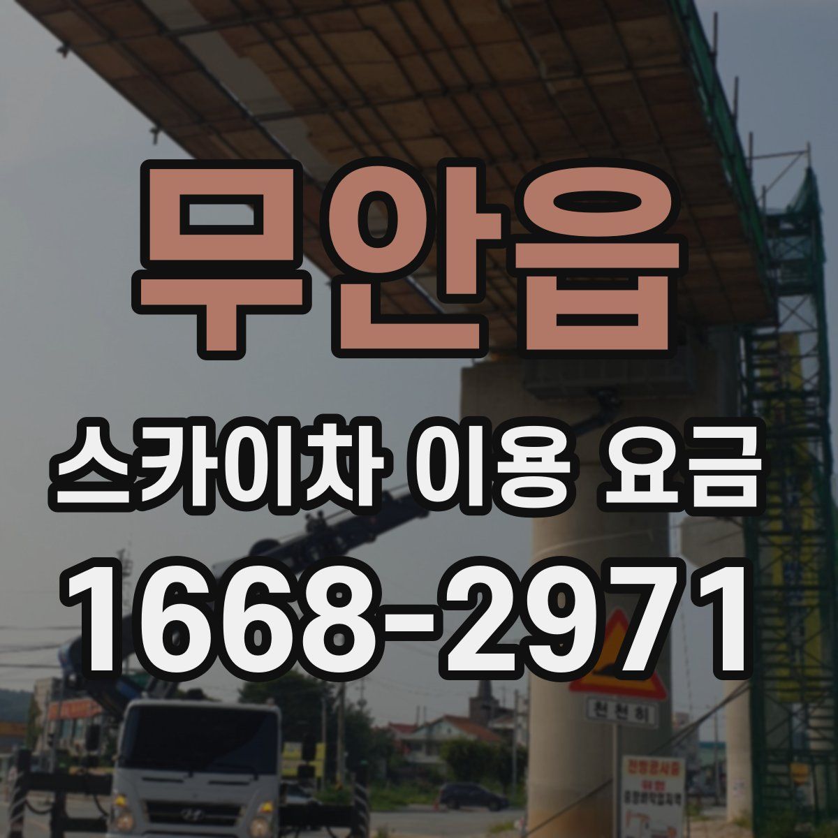 무안읍 스카이차 이용 요금